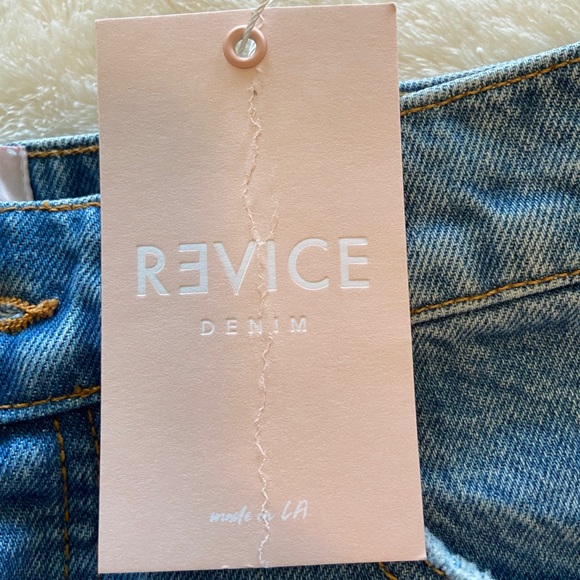 REVICE Ripped Denim Shorts - Picture 3 of 4